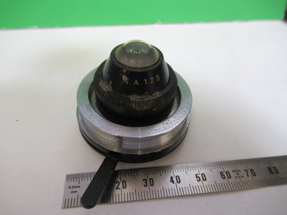 SPENCER AO ANTIQUE CONDENSER +IRIS OPTICS MICROSCOPE PART AS PICTURED 80-B-17