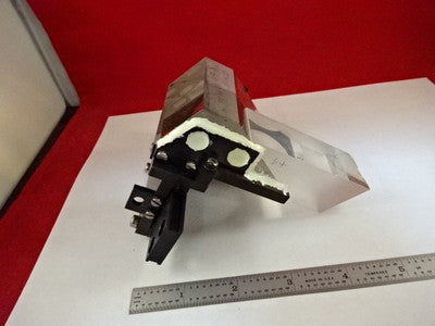 MICROSCOPE PART POLYVAR REICHERT LEICA ASSEMBLY PRISM HEAD OPTICS AS IS #V2-B-98