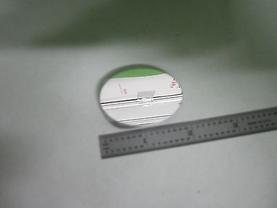 MICROSCOPE PART OPTICAL MIRROR OVAL [some scratches] OPTICS AS IS BIN#C3-L-24