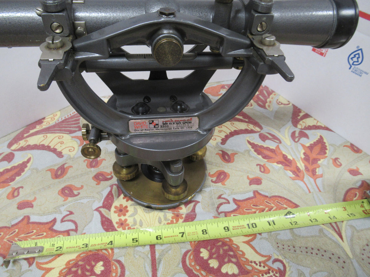 OPTICAL THEODOLITE SURVEY TELESCOPE DAVID WHITE AS PICTURED OPTICS #LOBBY