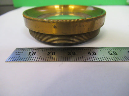 Rare Antique Brass Mounted Glass Beck UK Microscope Part