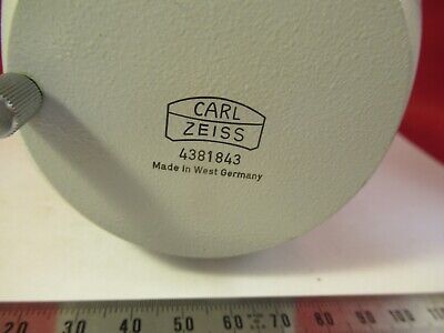 CARL ZEISS GERMANY 4381843 DIVIDING TEACH HEAD MICROSCOPE PART OPTICS &P8-A-06
