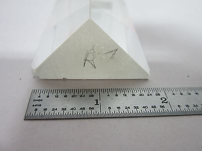 MICROSCOPE PART [chipped] PRISM + MIRROR SIDE OPTICS AS IS BIN#J8-19