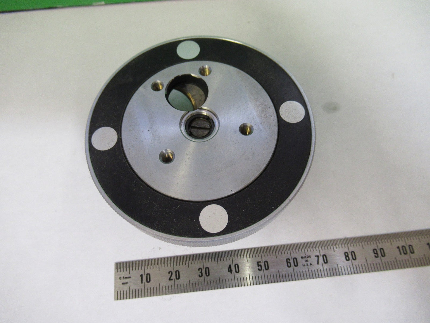 NIKON JAPAN NOSEPIECE MICROSCOPE PART AS PICTURED AS PICTURED W3-C-37