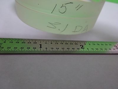 Optical PlanO Convex Lens 3.1" Dia Fl 15" Mil Spec Laser Optics Bn