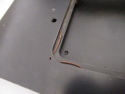 LEITZ GERMANY STAGE SPECIMEN TABLE X-Y MICROSCOPE PART AS PICTURED &TD-1-FD