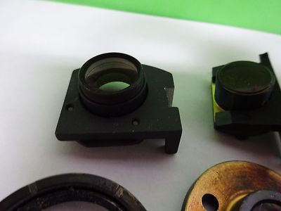 Microscope Lot Carl Zeiss AG Parts Lenses Optics AS IS