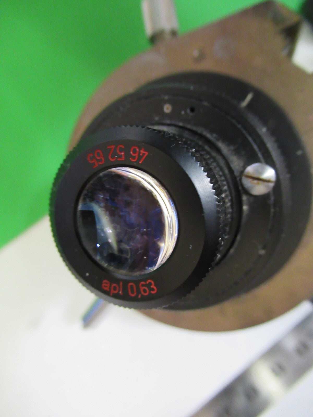 ZEISS GERMANY 465265 CONDENSER  MICROSCOPE PART AS PICTURED S7-A-04