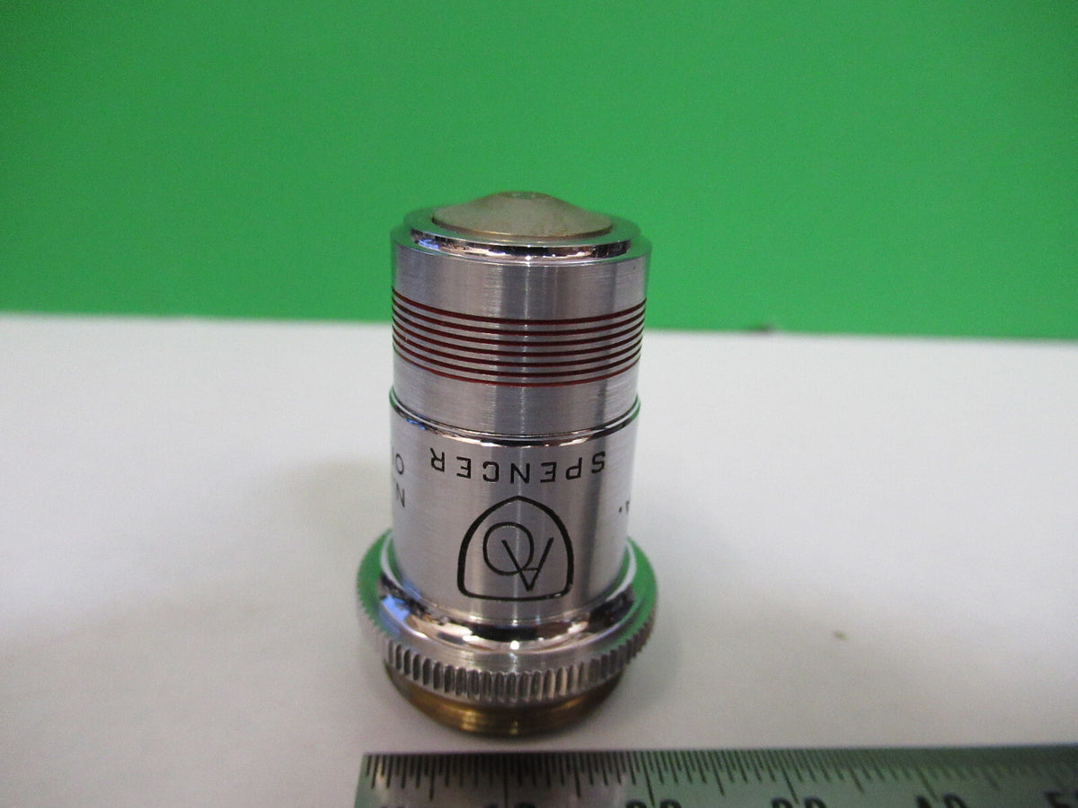 OBJECTIVE AO SPENCER 97X LENS OPTICS MICROSCOPE PART AS PICTURED X6-A-53