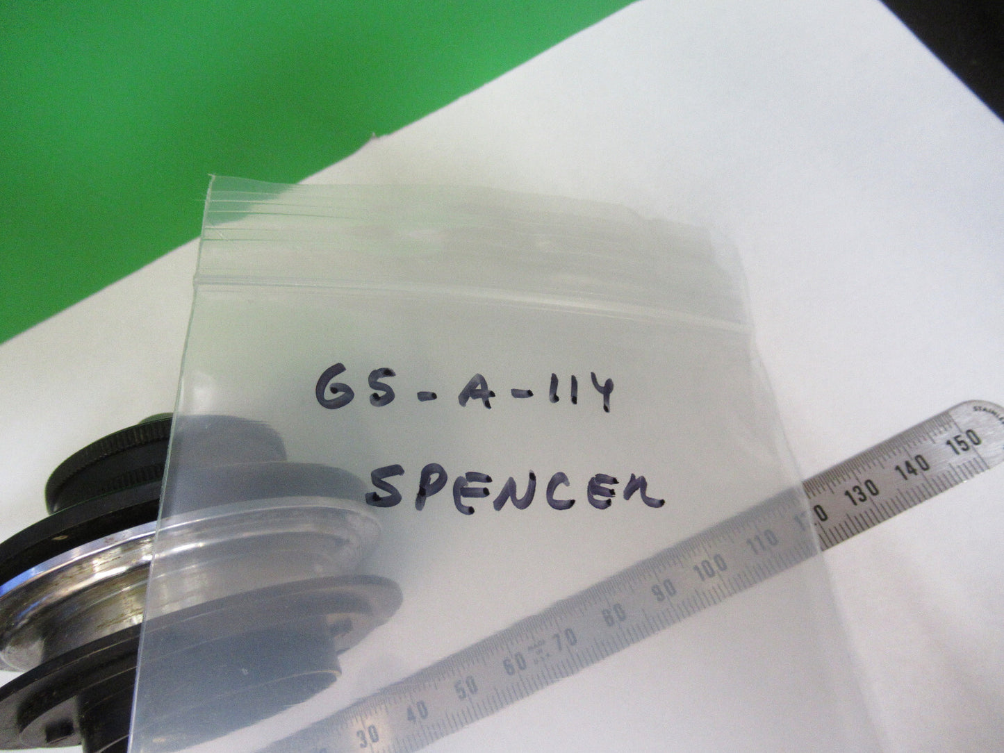 Spencer Lens Co. Antique Condenser + Iris Optics Microscope Part