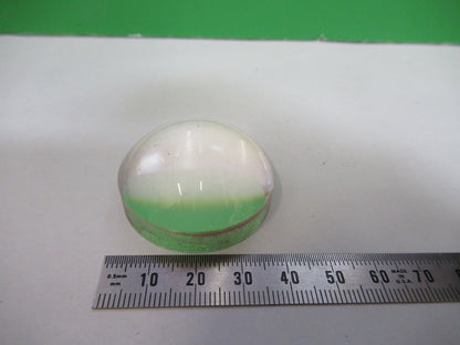OPTICAL HIGH CONVEX PLANO LENS THICK GLASS MIL SPEC OPTICS AS PICTURED V3-A-21