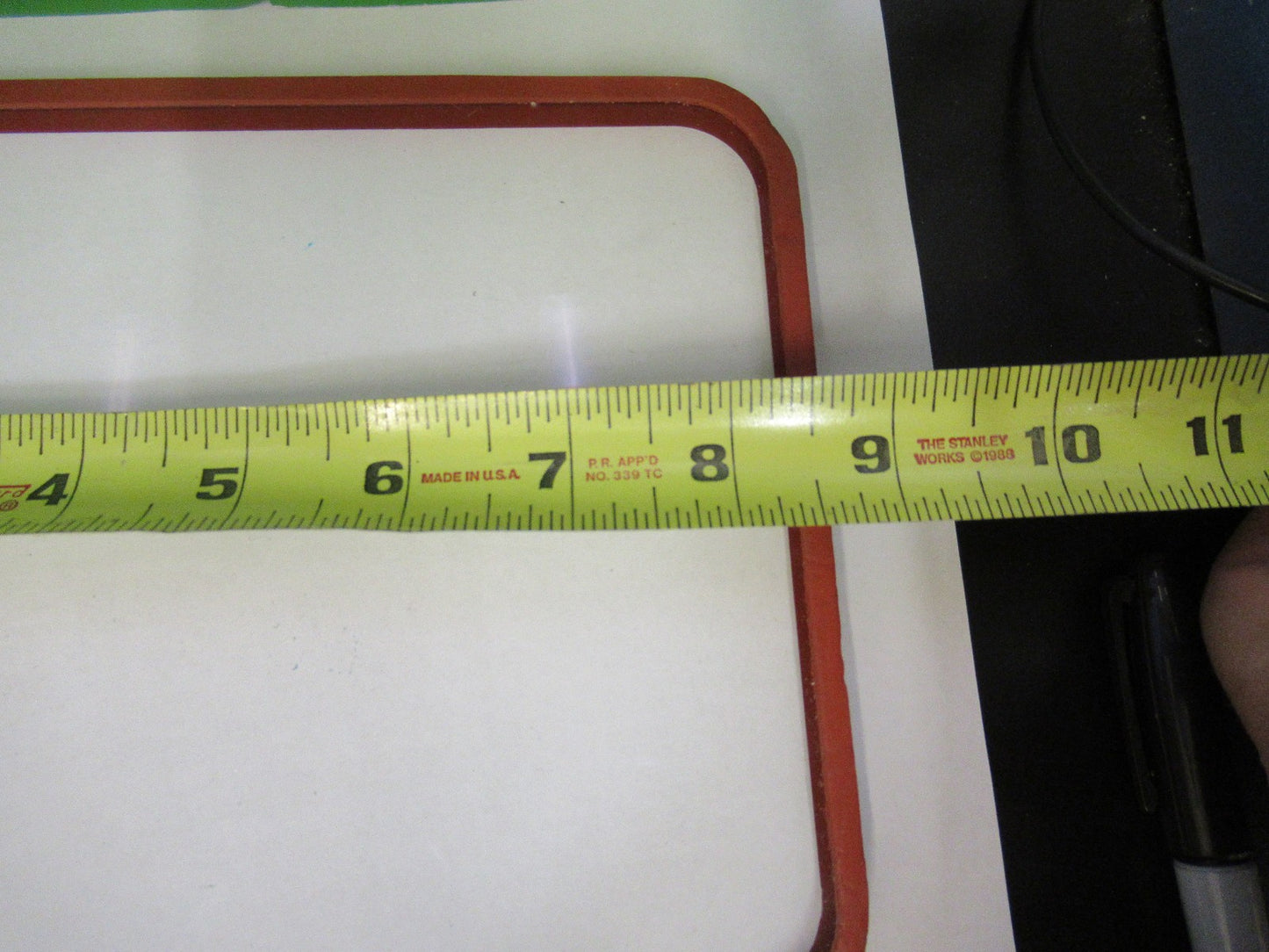 LARGE OPTICAL WINDOW BK7  THICK GLASS MIL SPEC OPTICS AS PICTURED V3-A-16