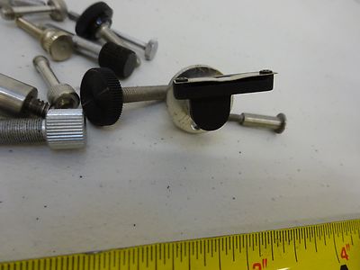MIKROSKOP-TEILE LOT SCHRAUBEN KNÖPFE ETC WIE IST BIN#P4-B-48