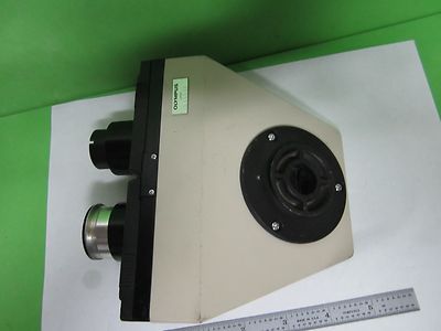 MICROSCOPE PART OLYMPUS JAPAN BINOCULAR HEAD OPTICS AS IS BIN#64-15