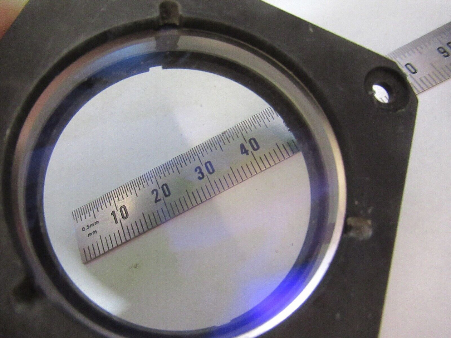 OPTICAL MIL SPEC MOUNTED GLASS LENS LASER OPTICS AS PICTURED Q9-FT-87