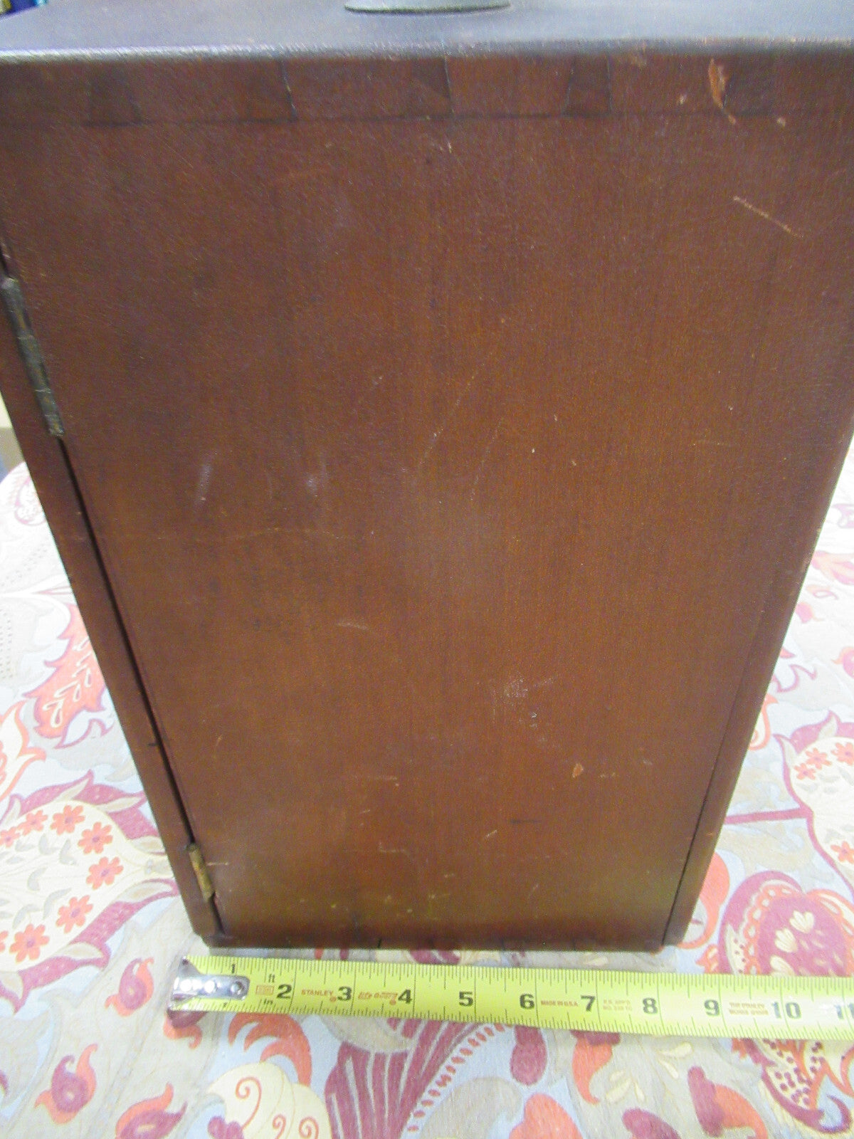 Empty Wood Cabinet for Antique Watson UK 1890s Microscope Part