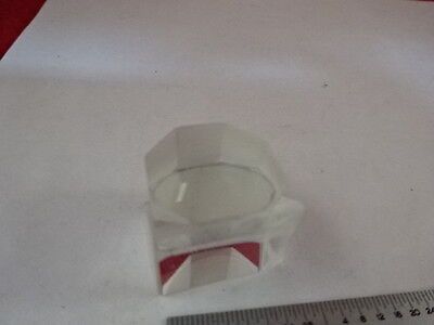 MICROSCOPE PART PRISM ASSEMBLY [chip on edge] OPTICS AS IS #AM-50