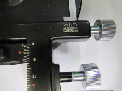 Wild Swiss Bino Xy Stage Table Microscope Part