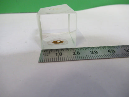 ANTIQUE BAUSCH LOMB GLASS PRISM OPTICS MICROSCOPE PART AS PICTURED  V3-A-54