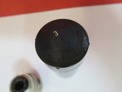 Antique Ernst Leitz "3" Objective Lens Microscope Part