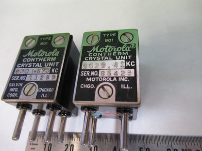 ANTIQUE MOTOROLA QUARTZ CRYSTAL FREQUENCY CONTROL RADIO AS PICTURED T6-B-40
