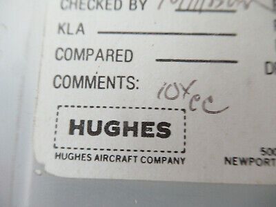 COLLECTABLE PHOTOMASK HUGHES AIRCRAFT ELECTRONIC COMPONENTS RARE AS PIC F5-A-143