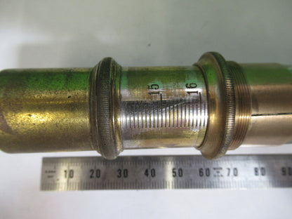 Ernst Leitz Germany Tubus Brass Antique Microscope Part