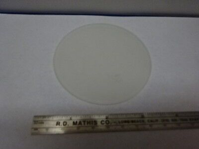 MICROSCOPE PART STAGE GLASS DULL DULL SIDES OPTICS #83-03