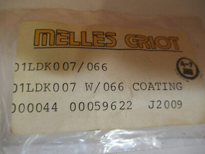 Optical Melles Griot Bi Concave Lens Coated Optics