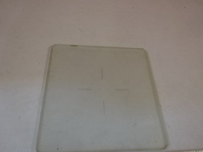 MICROSCOPE PART TARGET RETICLE OPTICS AS IS #M6-A-72