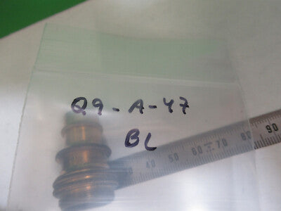 Antique Bausch & Lomb Brass Objective Lens Microscope Part