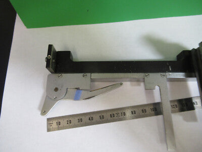 UNITRON FOR PARTS XY CLIPS MICROSCOPE PART AS PICTURED &Q9-A-151