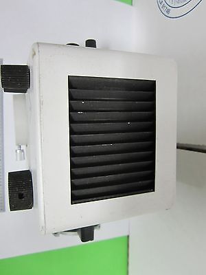 MICROSCOPE 307-143 LEITZ GERMANY LAMP HOUSING ILLUMINATOR OPTICS AS IS BIN#P3-02