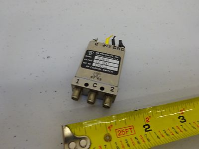 RF MICROWAVE FREQUENCY PART COAXIAL SWITCH DB PRODUCTS 2S1K31 AS IS BIN#P4-B-45
