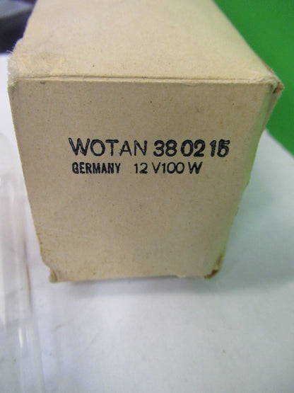 WOTAN GERMANY 380215 LAMP  12V 100W OPTICS MICROSCOPE PART As Pictured V1-A-32