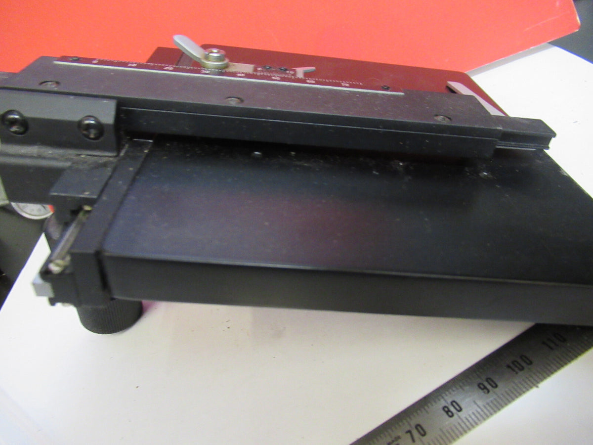 Meiji Japan Xy Table Stage Microscope Part