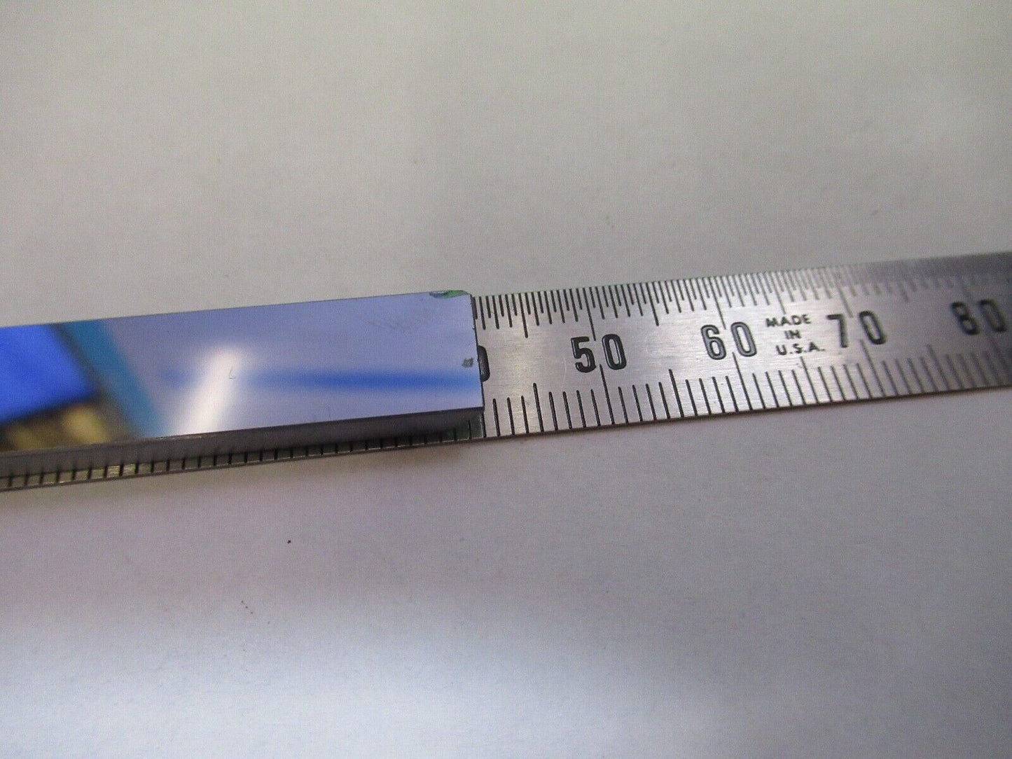 SLAB SILICON ELEMENT SINGLE CRYSTAL THICK WAFER RARE AS PICTURED G3-FT-87