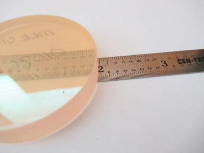OPTICAL FLAT GLASS ZERODUR COATED LASER PRO OPTICS AS PICTURED #F2-A-122