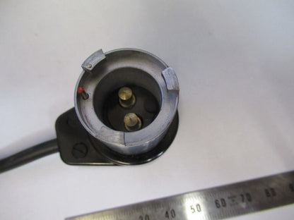 VINTAGE carl zeiss germany lamp holder cable MICROSCOPE PART AS PICTURED Z6-A-27
