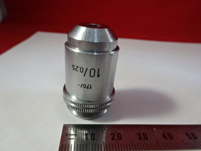 Ernst Leitz Wetzlar Germany Objective 10X 170/ Lens Microscope Part Optics