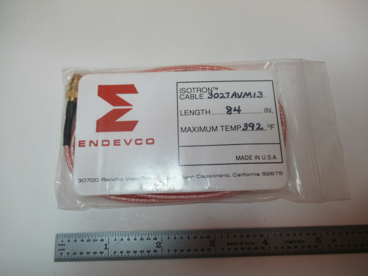 Meggitt Endevco Cable 3027AVM13 1/4-28 for 4-pin Triaxial Accelerometer