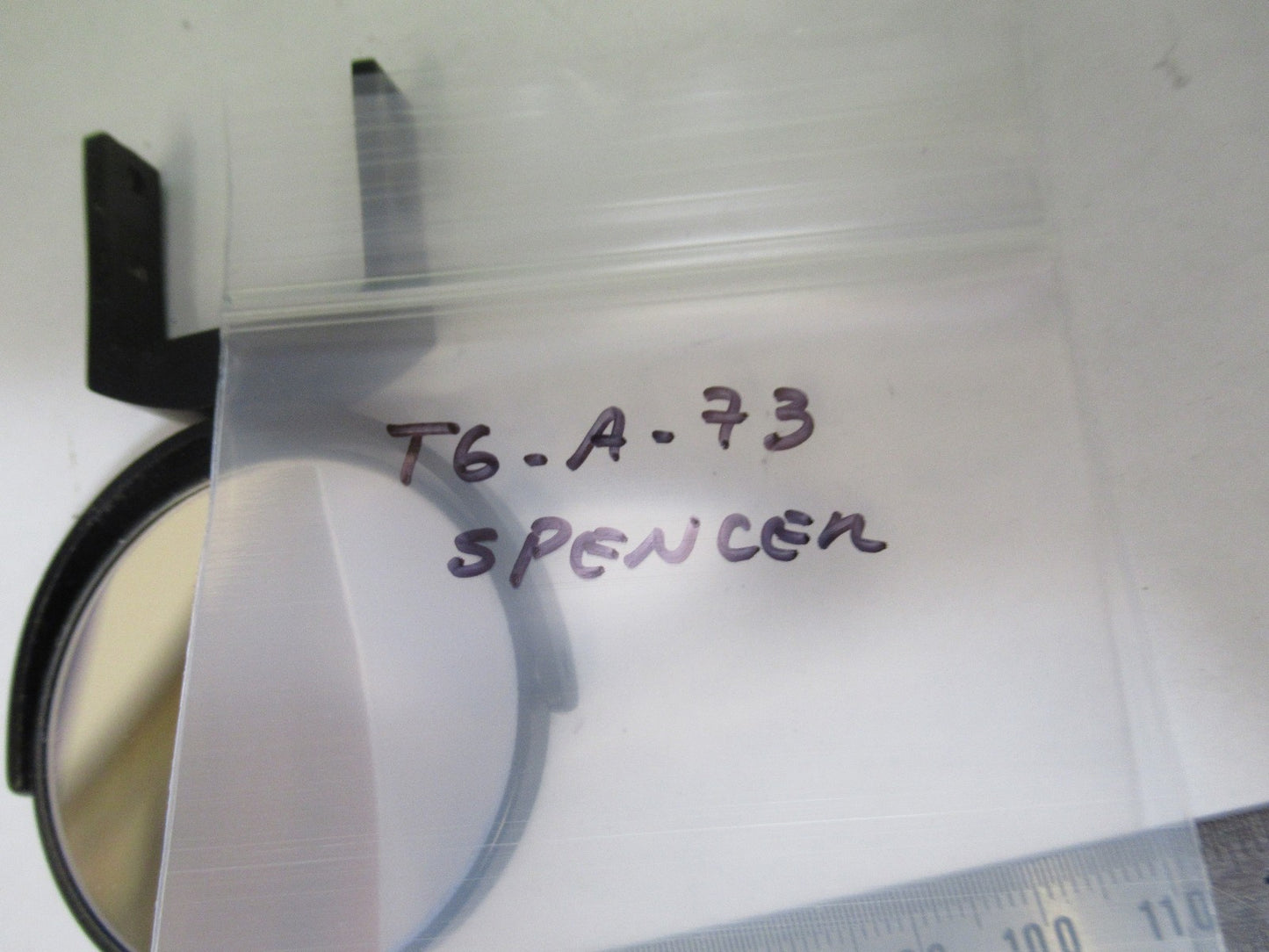 SPENCER AO MIRROR ASSEMBLY OPTICS ANTIQUE MICROSCOPE PART as pic T6-A-73