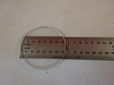 MICROSCOPE PART RETICLE GLASS TARGET MICROMETER CROSS OPTICS AS IS #80-42
