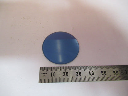 OPTICAL GLASS KYOWA JAPAN BLUE FILTER MICROSCOPE PART OPTICS AS PICTURED Y5-A-19