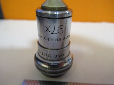 BAUSCH LOMB 97X OPTICS OBJECTIVE MICROSCOPE PART AS PICTURED &1E-C-83