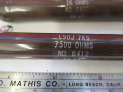 LOT POWER RESISTOR TUBULAR OHMITE 50W AS PICTURED &A7-B-02