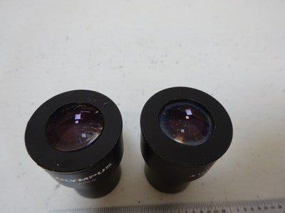 Microscope Part Lot Eyepieces Olympus 15X + Reticle Optics