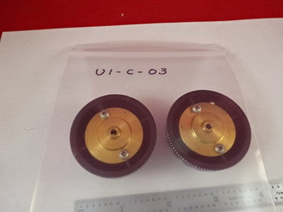 MICROSCOPE PART LEICA DMRB GERMANY PLASTIC KNOBS AS IS B#U1-C-03