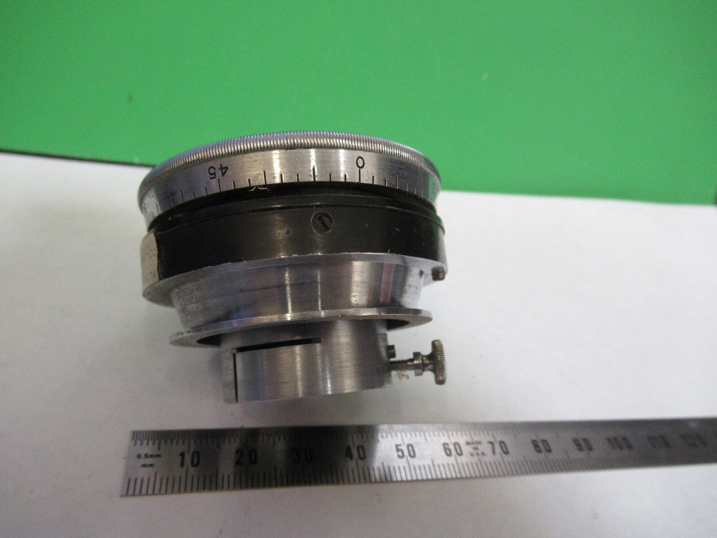 ANTIQUE BAUSCH LOMB POL CONDENSER POLARIZER MICROSCOPE PART AS PICTURED Z7-FT-96
