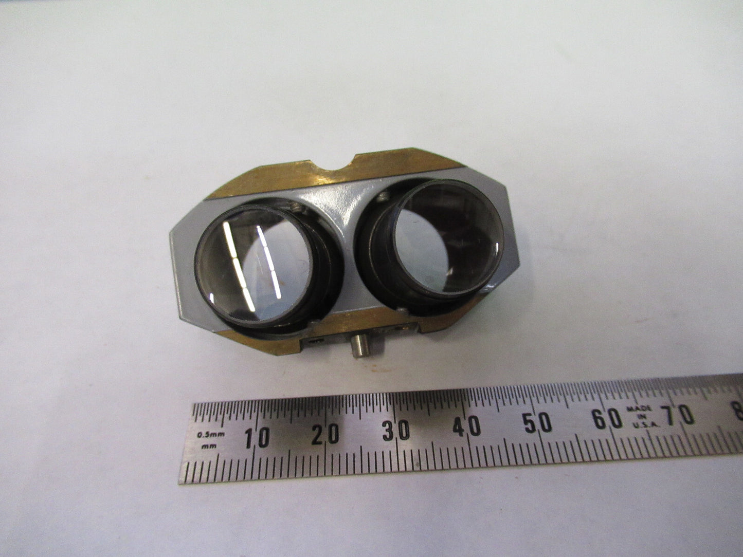 AO AMERICAN OPTICS STEREO OBJECTIVE 1X MICROSCOPE PART AS PICTURED X4-A-04